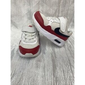 Nike Air Max SC Shoes Toddler's‎ Size 6C Strap Lace White Red Black #CZ5361-106